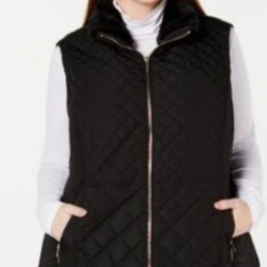 Calvin Klein woman's plus puffer vest jacket